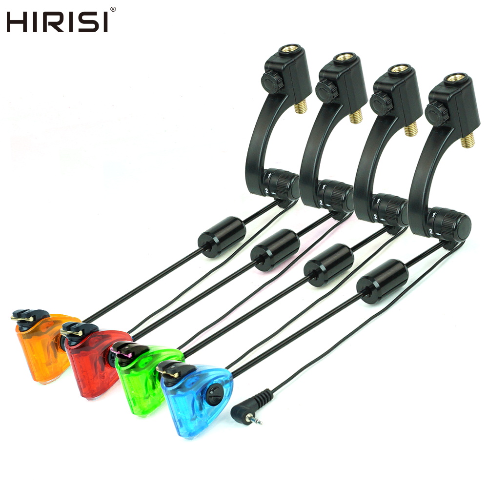 Bite Alarm - ตัวแจ้งเตือนการกัดปลาแบบสวิงเกอร์ Hirisi B2045 ไฟ LED 4