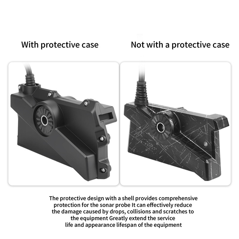 Fish Finder Case - ฝาครอบป้องกันหัวตรวจจับปลาใต้น้ำรุ่นใหม่ ปี 2025 สำหรับ Garmin Livescope