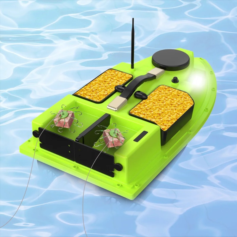 Fishing Gps - เรือตกปลาบังคับวิทยุ D19 GPS ระยะ 600 เมตร