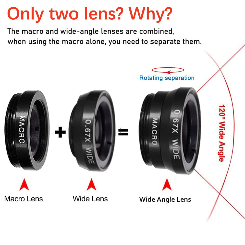เลนส์ฟิชอาย 3 in 1 อเนกประสงค์ - Fishing Camera บทวิจารณ์และราคา