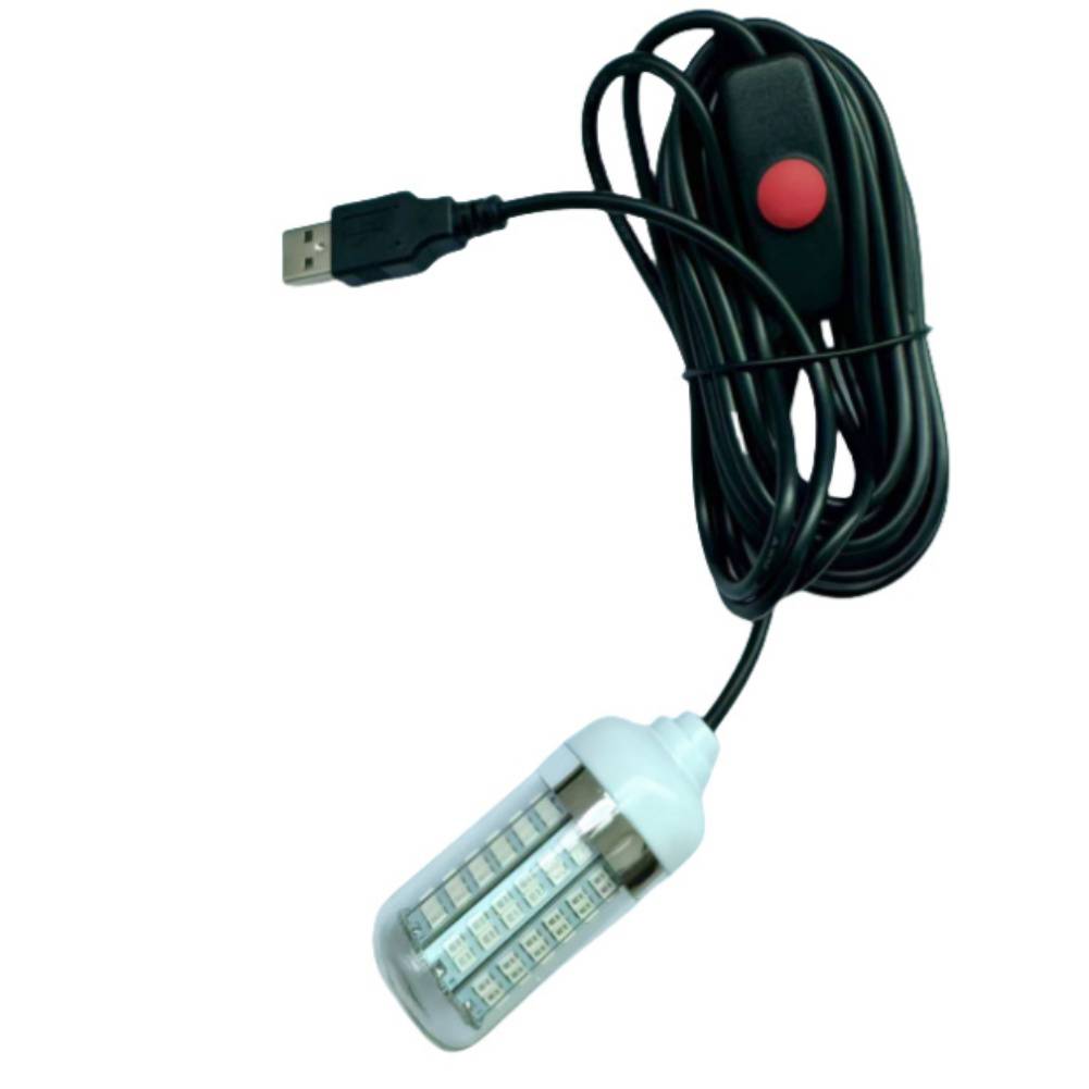 ไฟล่อปลาใต้น้ำ 5V สีเขียว/ขาว/ - Fish Finder Charger บทวิจารณ์และราคา