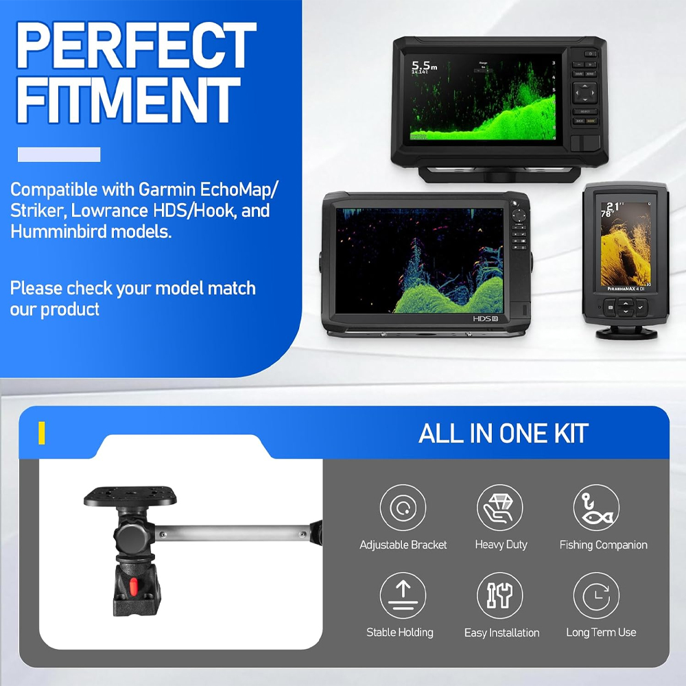 อะไหล่ทดแทนสำหรับ 3006.8649 ที - Fish Finder Mount บทวิจารณ์และราคา