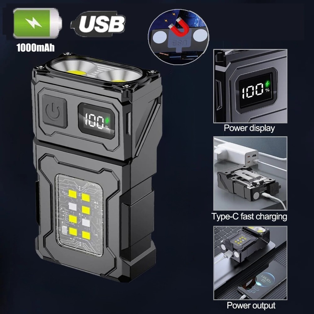 180 °   ไฟฉาย LED แบบหมุนได้ ช - Fishing Light บทวิจารณ์และราคา