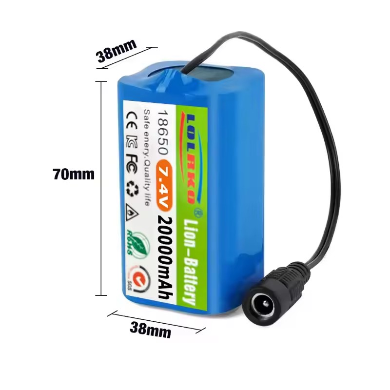 7.4V 20000mAh แบตเตอรี่พร้อมเค - Fish Finder Charger บทวิจารณ์และราคา