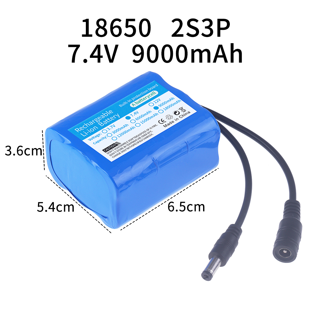 แบตเตอรี่ 7.4V 3000mah/6000mah - Fish Finder Charger บทวิจารณ์และราคา