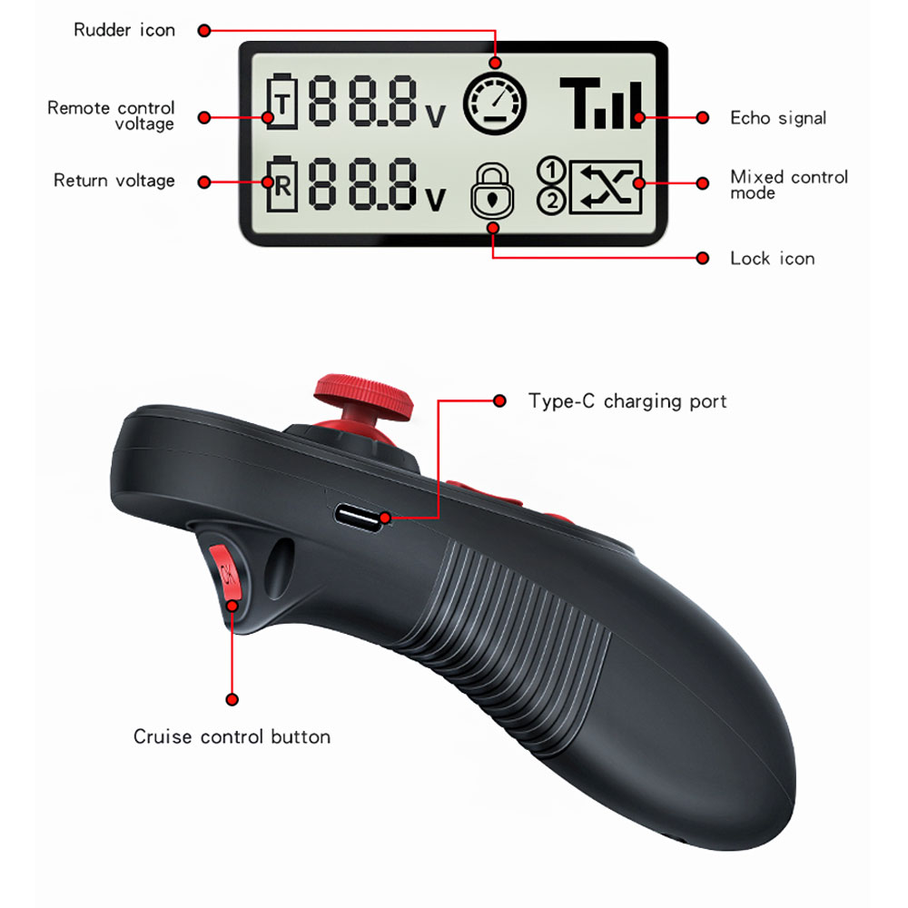 ระบบอัพเกรดรีโมทคอนโทรลไร้สาย  - Fish Finder Battery บทวิจารณ์และราคา
