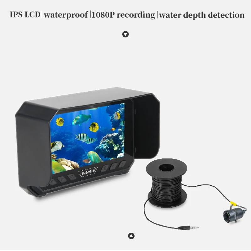 5''กล้องตกปลาใต้น้ํา,การบันทึก - Fishing Camera บทวิจารณ์และราคา