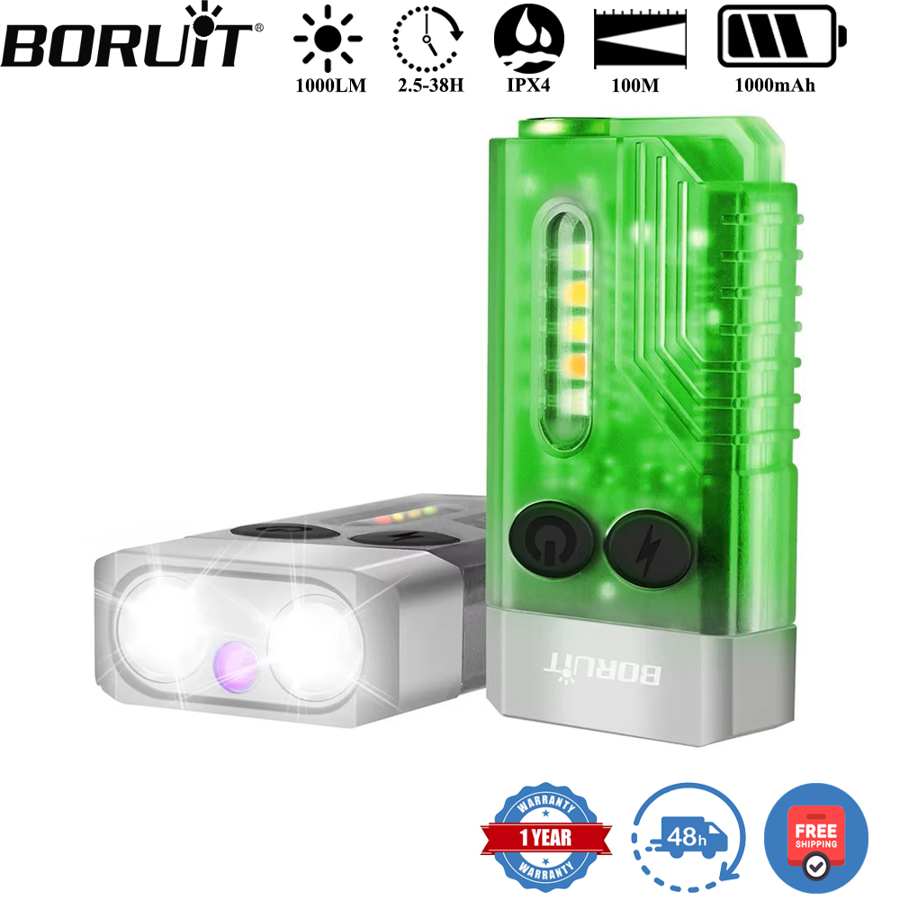 ไฟฉายพวงกุญแจ BORUiT V10 แบบ U - Fishing Light บทวิจารณ์และราคา