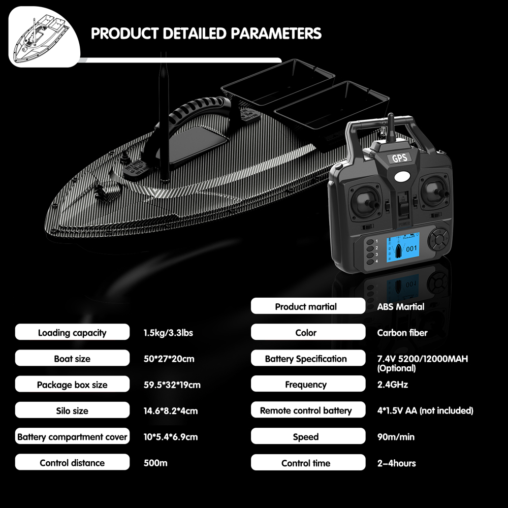 เรือ V070 12000มิลลิแอมป์/5200 - Fishing Gps บทวิจารณ์และราคา