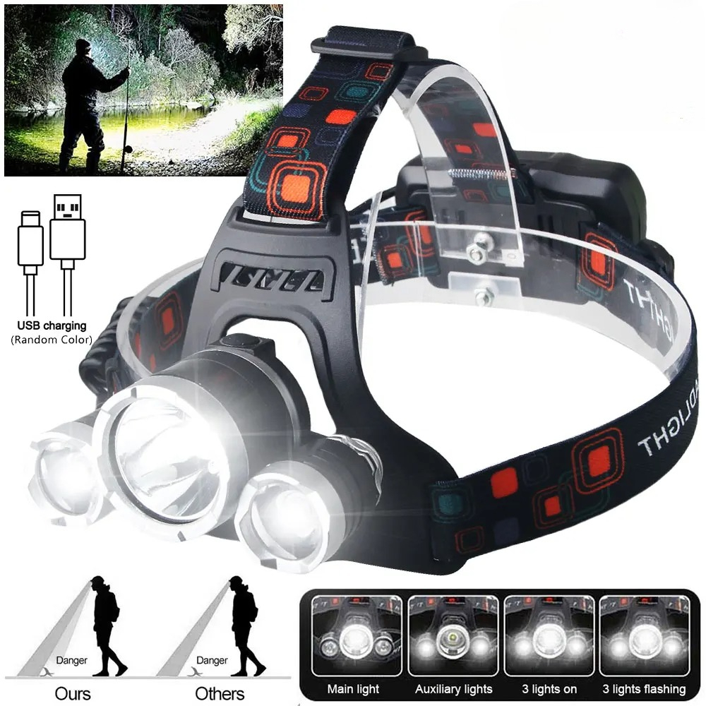 ไฟฉายคาดศีรษะ LED กำลังสูง แบต - Fish Finder Battery บทวิจารณ์และราคา